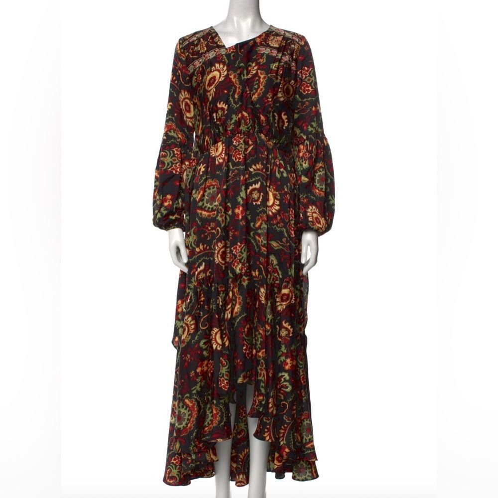 🍂 ❄️ Elliatt Fall/Winter Floral Ruffle Maxi Dress 🍂 Size Medium